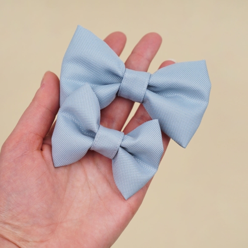 pastelowa niebieska kokardka dla psa w dwóch rozmiarach S i M